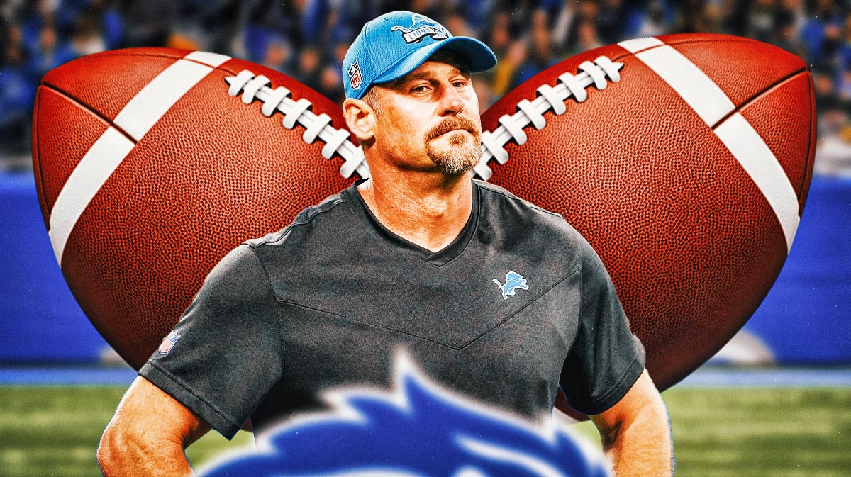 Detroit Lions head coach Dan Campbell