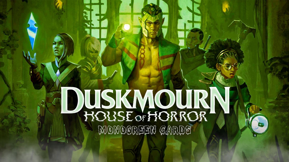 MTG Duskmourn – All Monogreen Cards Revealed