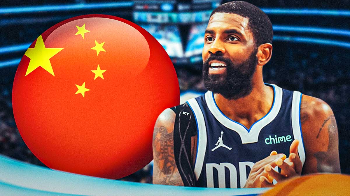 Mavericks star Kyrie Irving mobbed by adoring fans in China