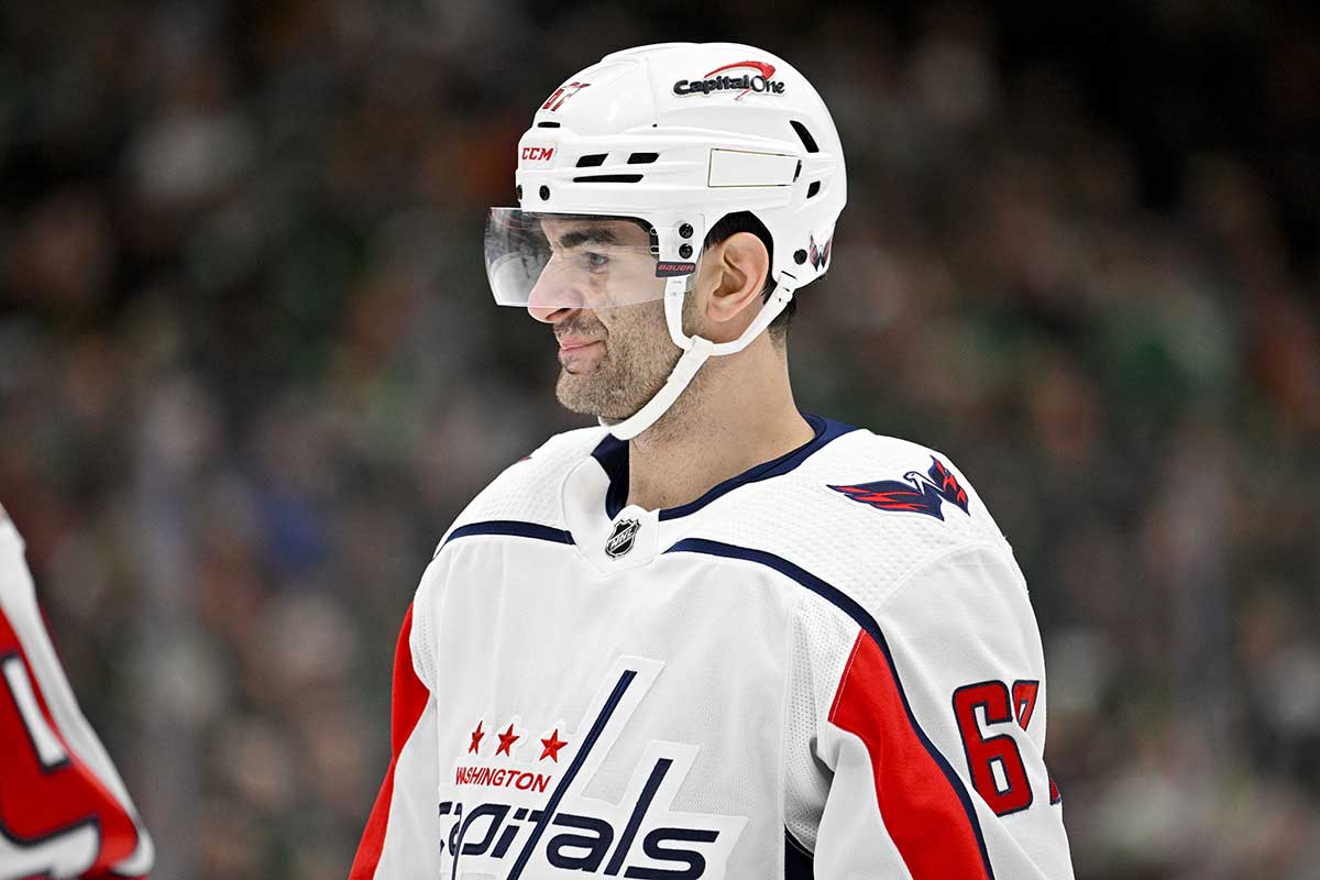 Washington Capitals left wing Max Pacioretty (67) during the game between the Dallas Stars and the Washington Capitals at the American Airlines Center.