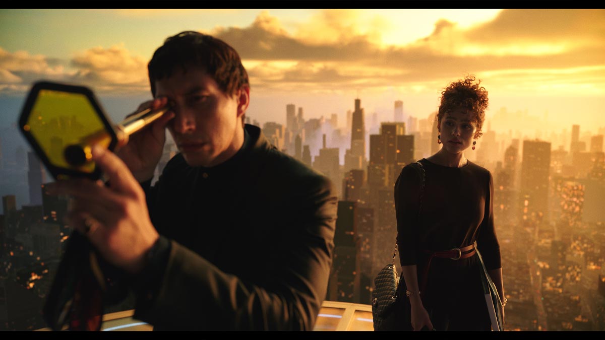 Adam Driver, Nathalie Emmanuel in Megalopolis.
