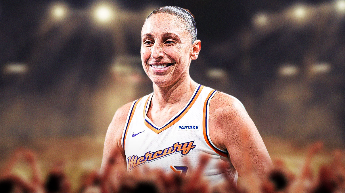 WNBA Phoenix Mercury player Diana Taurasi with a smile on her face