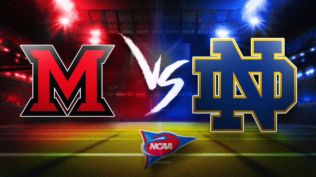 Miami (OH) Notre Dame prediction, college football odds