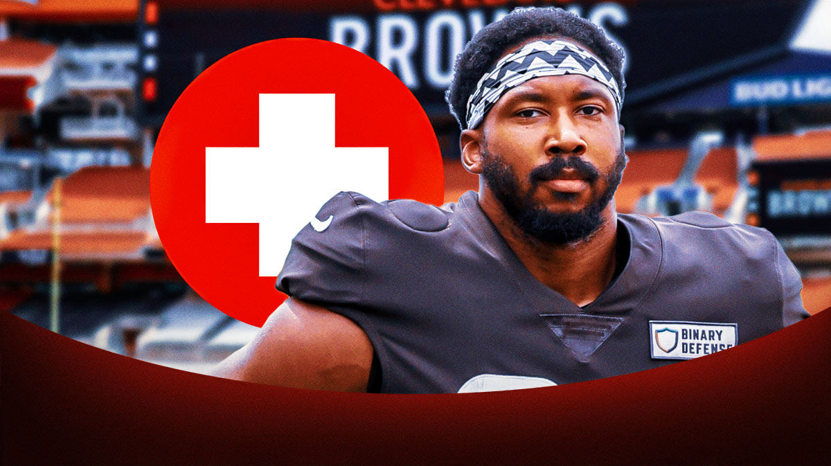 Cleveland Browns player Myles Garrett