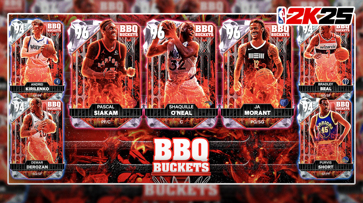 NBA 2K25 BBQ Buckets Offers Pink Diamond Shaquille O’Neal