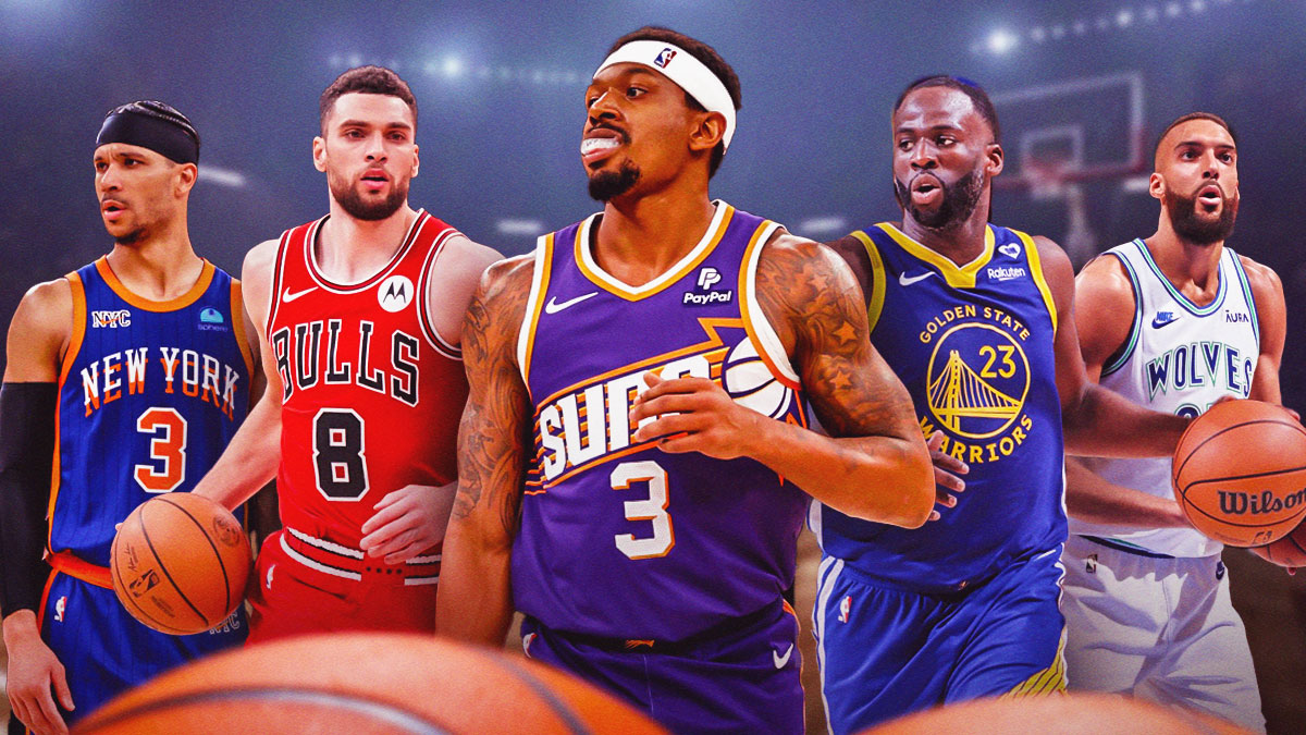 Bradley Beal with Josh Hart, Zach LaVine, Draymond Green and Rudy Gobert (NBA Top 100]
