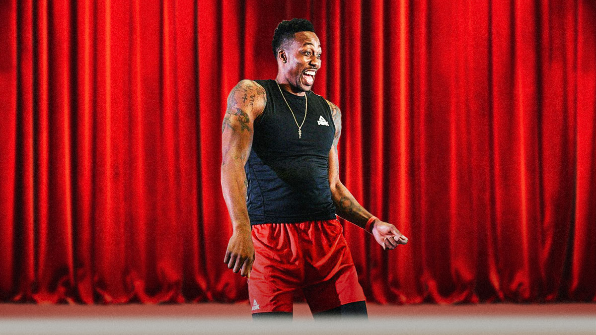 Dwight Howard's Dancing with the Stars transformation shown in behind ...