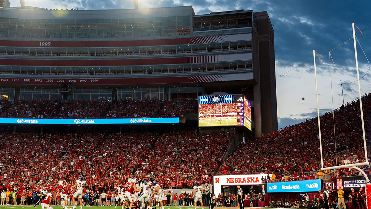 Nebraska Cornhuskers football stadium.