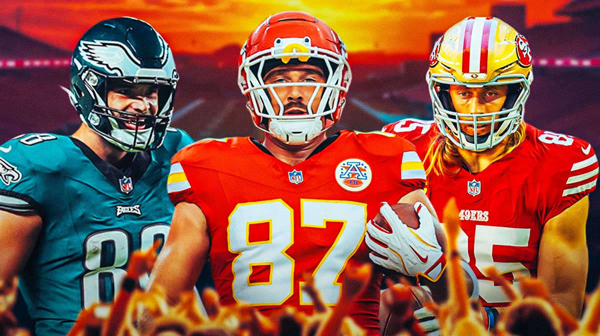 Dallas Godert, Travis Kelce, and George Kittle. Fantasy Football Week 4 rankings