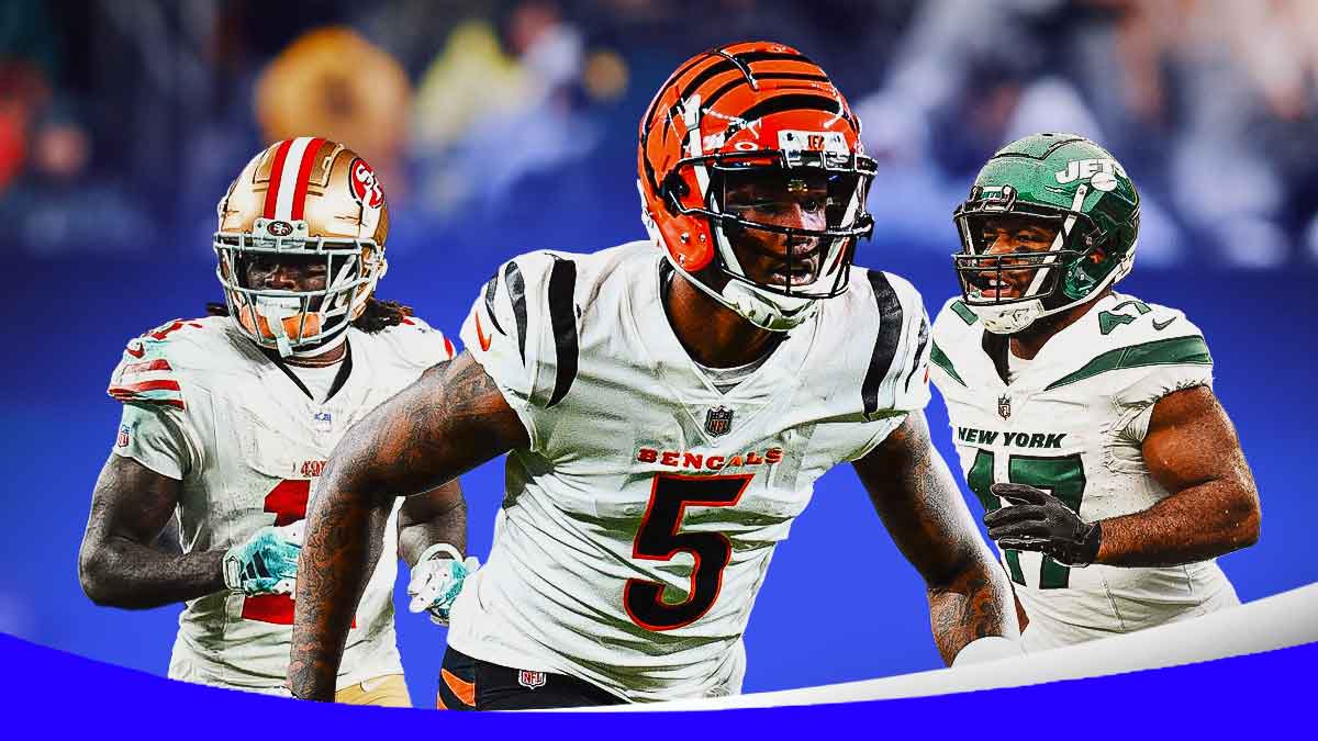 Brandon Aiyuk, Tee Higgins, and Garrett Wilson