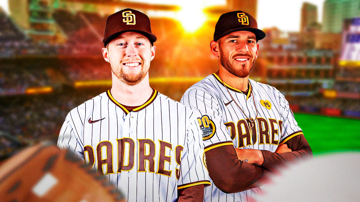 San Diego Padres players Jake Cronenworth and Joe Musgrove