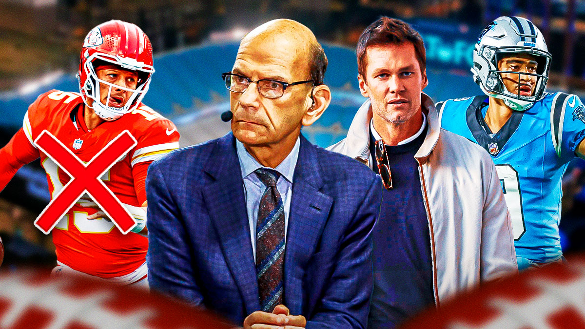 Panthers QB Bryce Young's benching leads to savage Paul Finebaum take on Patrick Mahomes, Tom Brady