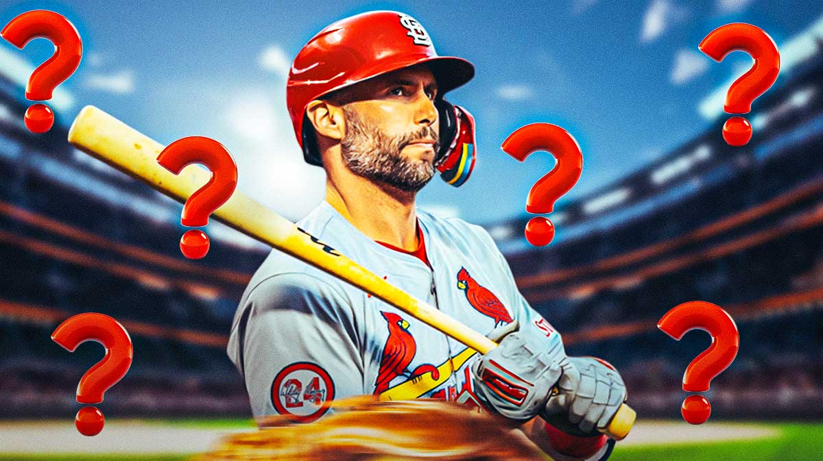 Cardinals' Paul Goldschmidt surrounded by question marks