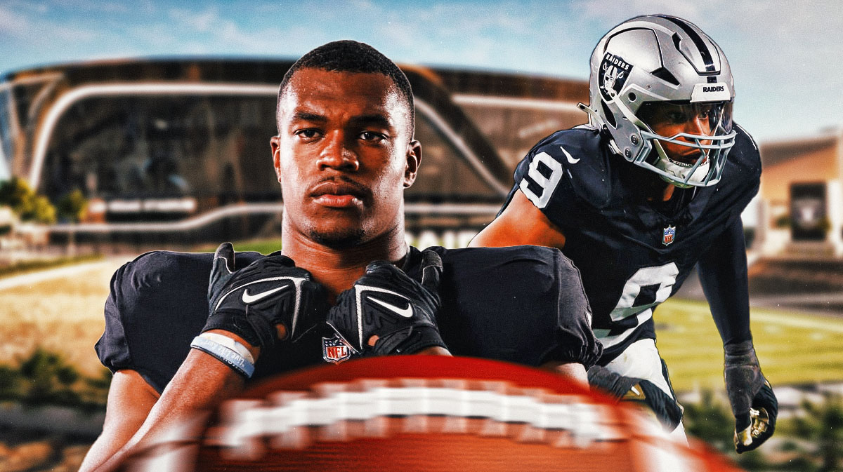 Tyree Wilson in a Raiders jersey.