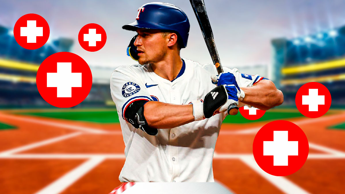 Corey Seager surrounded by injury emojis