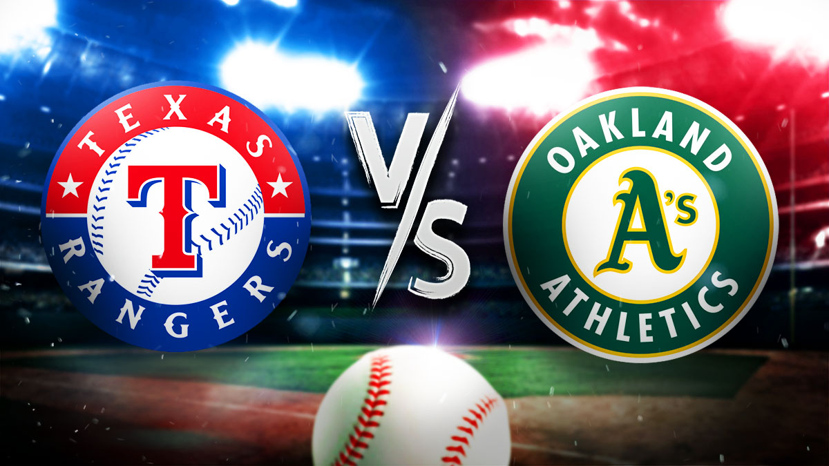 Rangers Athletics prediction, MLB odds