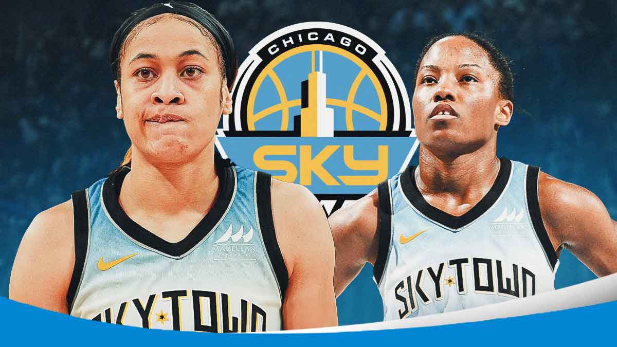 Chicago Sky's Chennedy Carter and Lindsay Allen look stern after Lynx loss