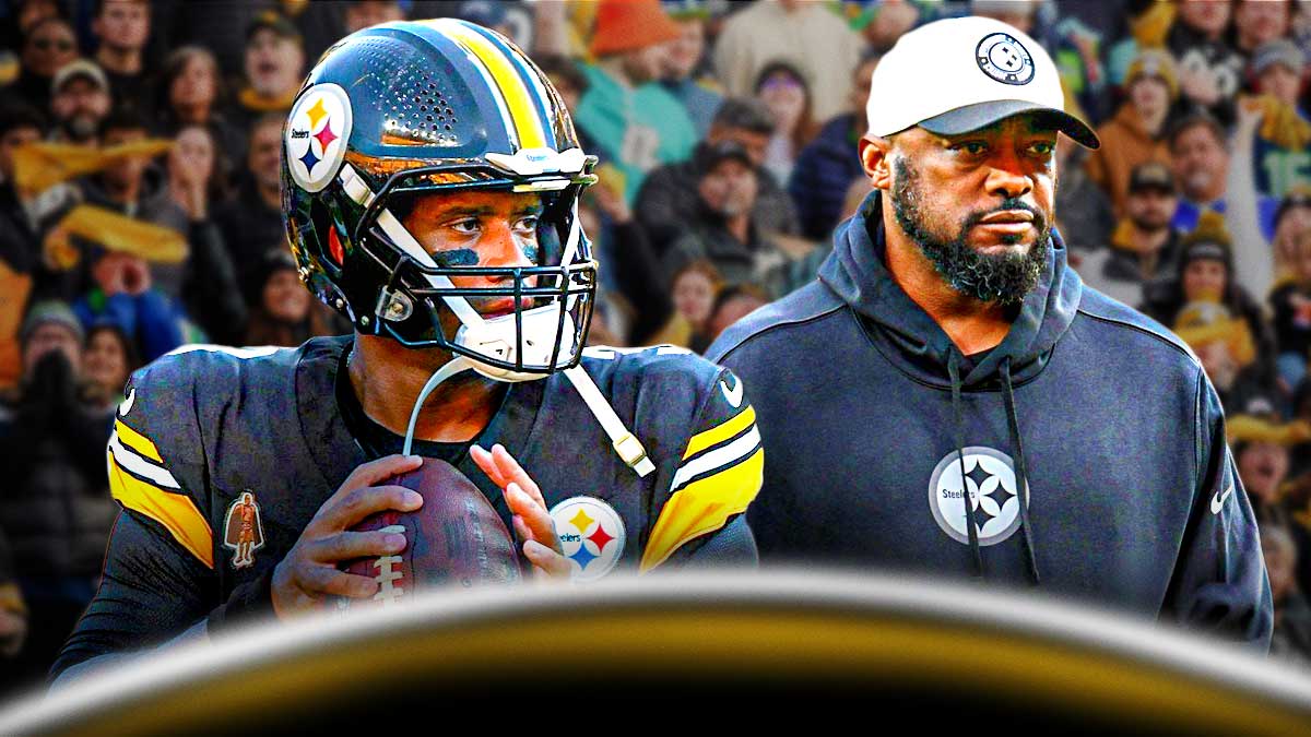Pittsburgh Steelers head coach Mike Tomlin and quarterback Russell Wilson