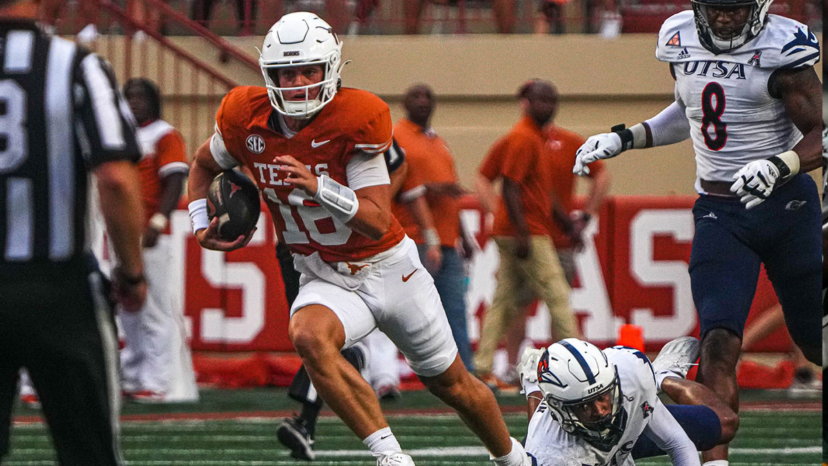 Texas football's Arch Manning's big game vs. UTSA draws shoutout from ...