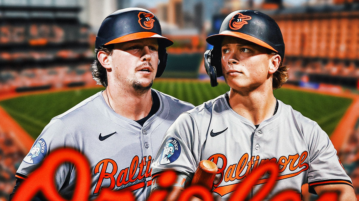 Baltimore Orioles players Adley Rutschman & Jackson Holliday