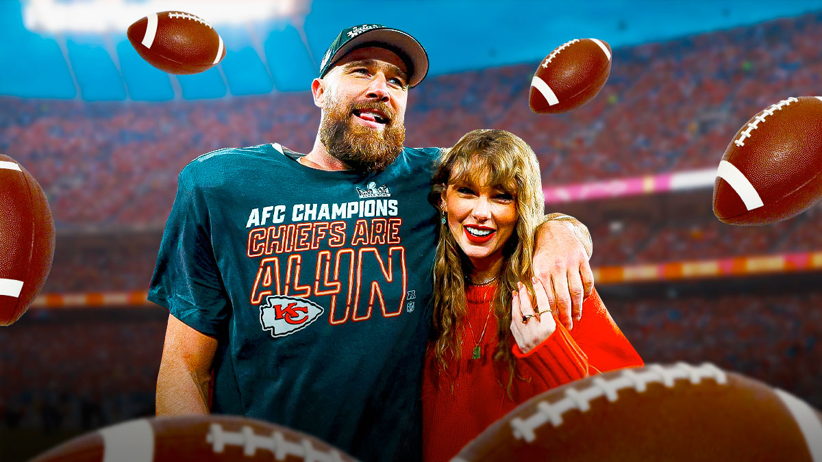 Travis Kelce Taylor Swift football NFL