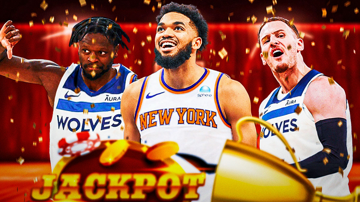 Knicks' Karl-Anthony Towns, Timberwolves' Julius Randle, Donte DiVincenzo after trade