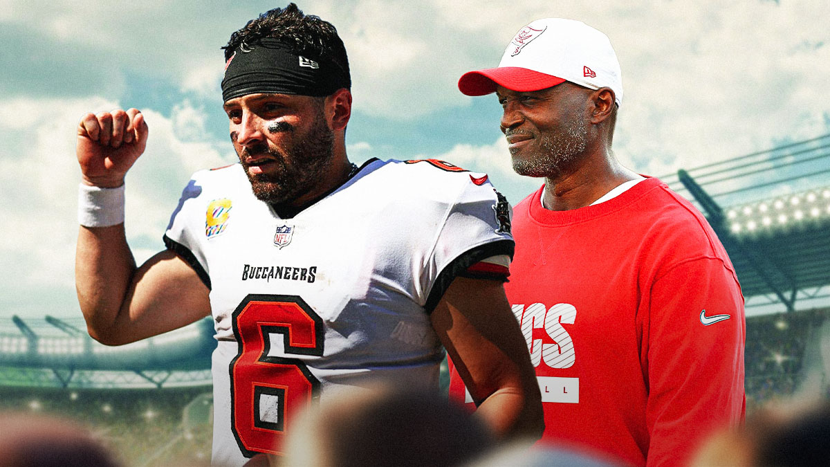 Baker Mayfield and Todd Bowles