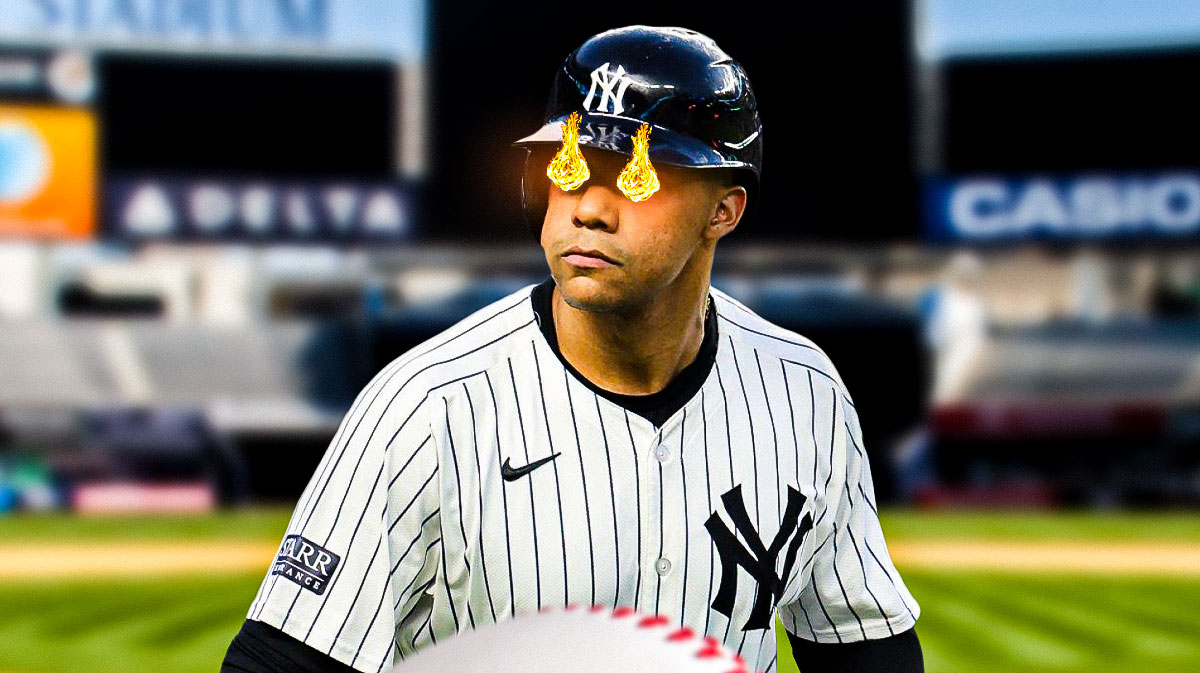 Juan Soto with fire on his eyes.