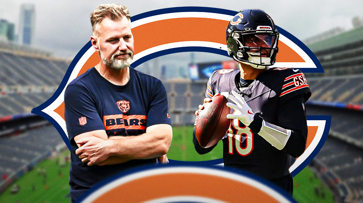 Bears Matt Eberflus and Caleb Williams