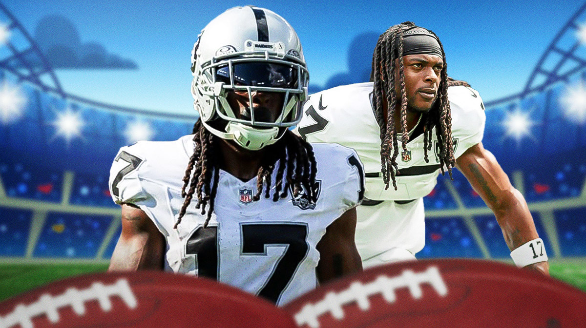 Davante Adams in a Raiders jersey, and Davante Adams in a Jets jerseys.