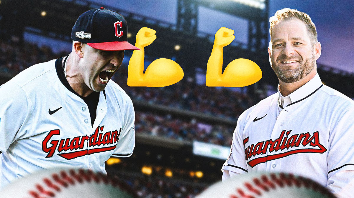 Stephen Vogt and Matthew Boyd with "flexing" emojis