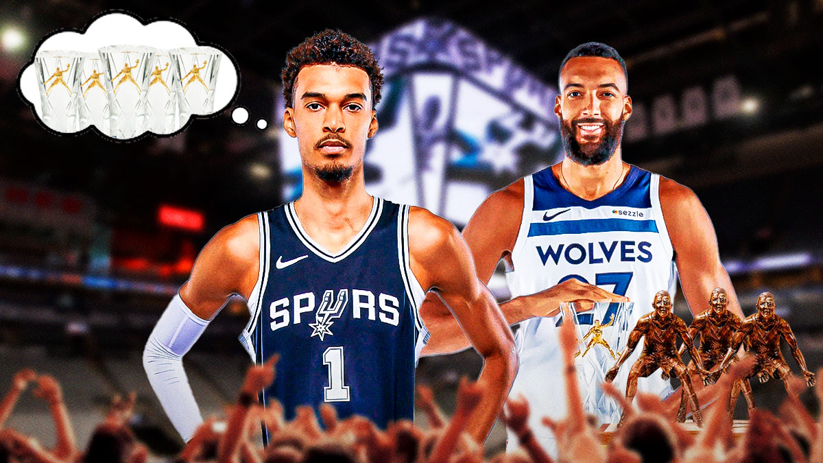 Spurs' Victor Wembanyama thinking of Defensive Player of the Year next to Rudy Gobert