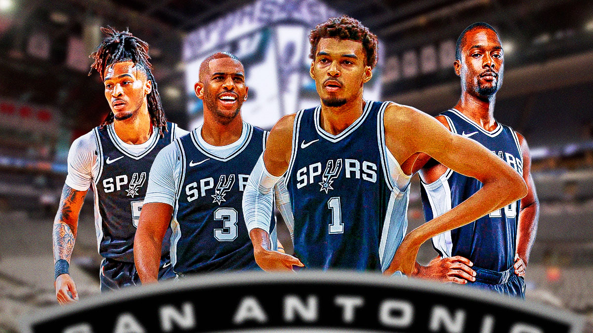 Victor Wembanyana, Chris Paul, Harrison Barnes, Stephon Castle, San Antonio Spurs