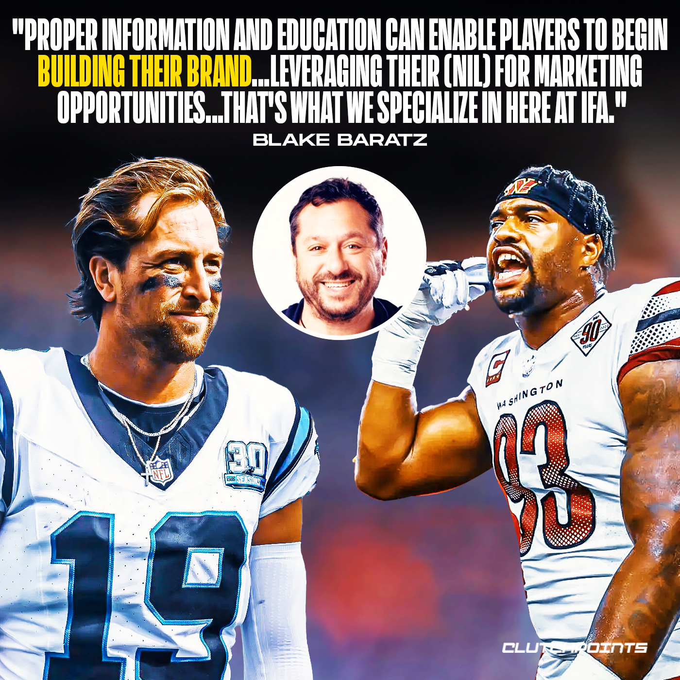 IFA exclusive Adam Thielen, Jonathan Allen, Blake Baratz