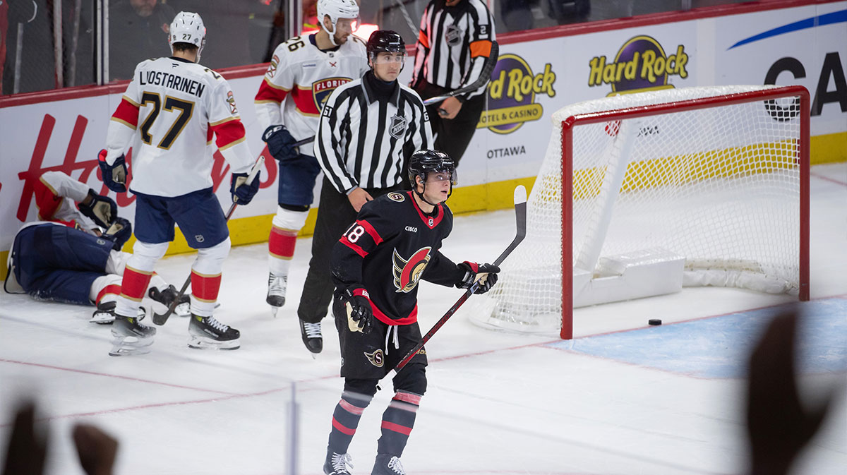 Panthers' Aleksander Barkov avoids worst case injury scenario