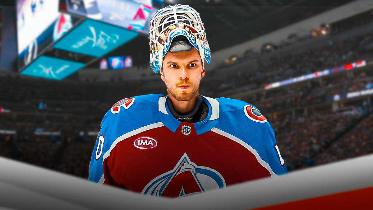 The Avalanche and Alexandar Georgiev feeling relief after beating the Ducks.