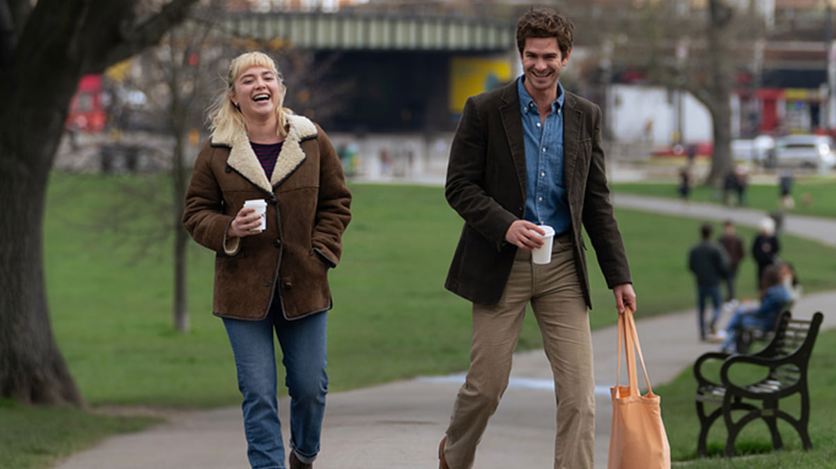 Florence Pugh, Andrew Garfield in We Live in Time.