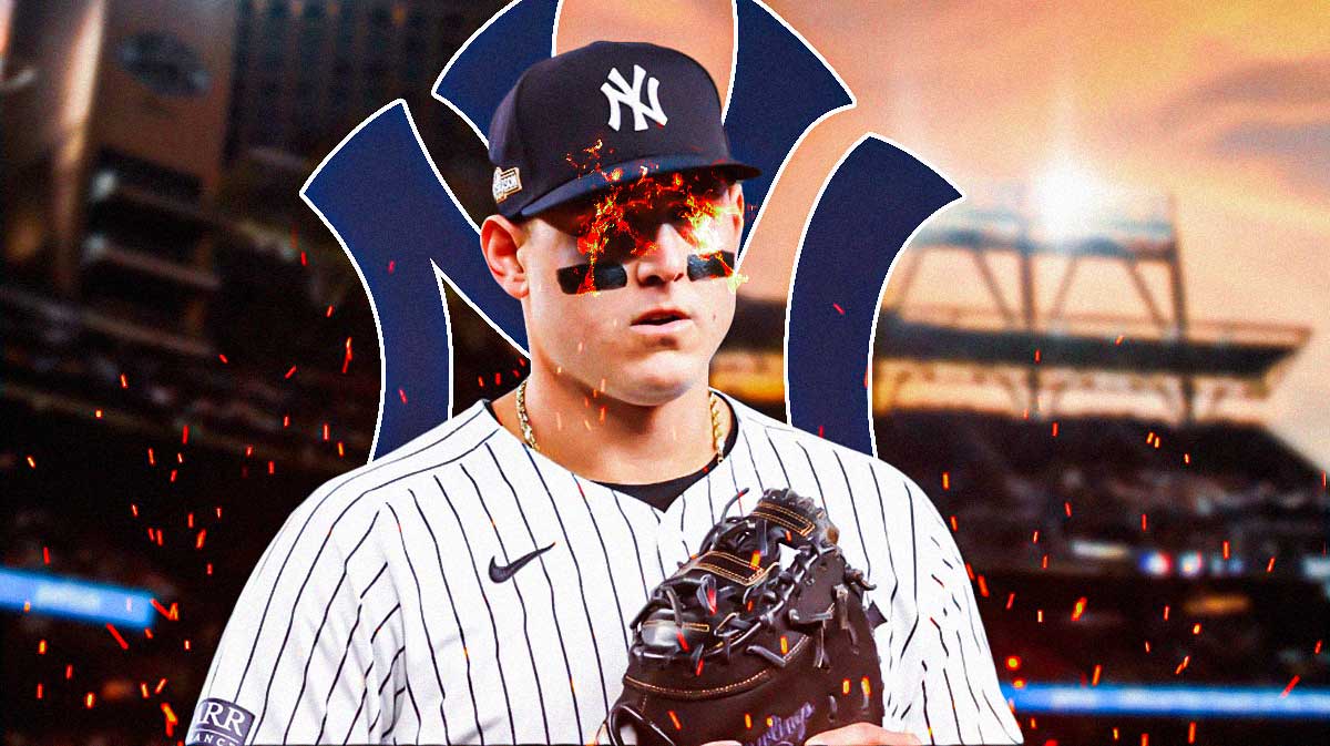 Yankees' Anthony Rizzo with fire in his eyes
