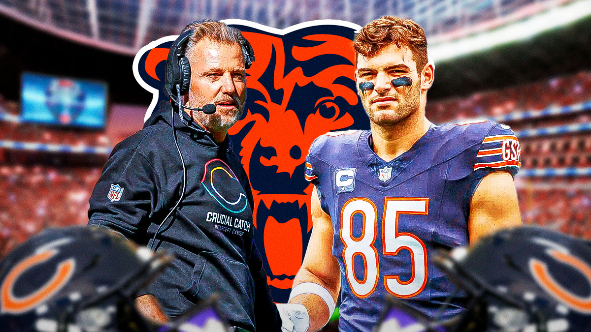 Bears' Cole Kmet makes NFL history after emergency long snapper duties