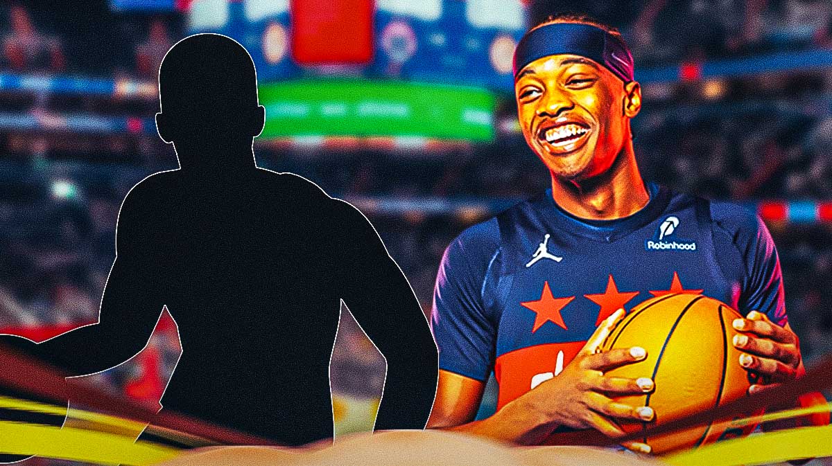 Bilal Coulibaly smiles at silhouette