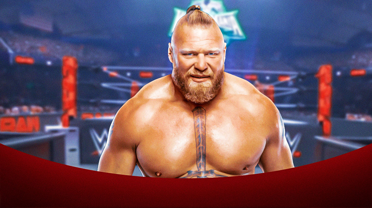 WWE star Brock Lesnar, who was teased to return during the latest episode of Monday Night RAW.