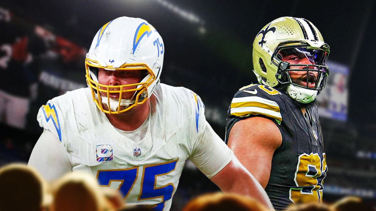 Chargers Bradley Bozeman and Saints Nathan Shepherd