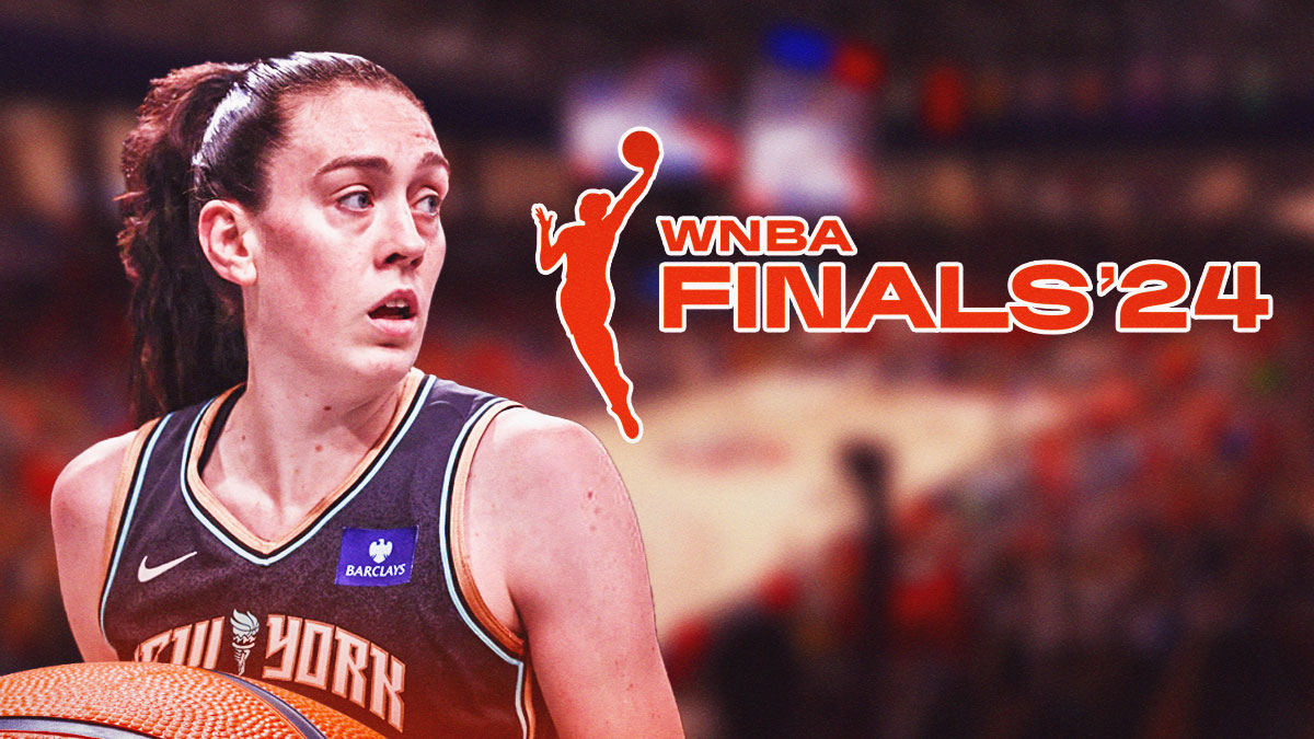 Liberty's Breanna Stewart looks at Lynx players during WNBA Finals
