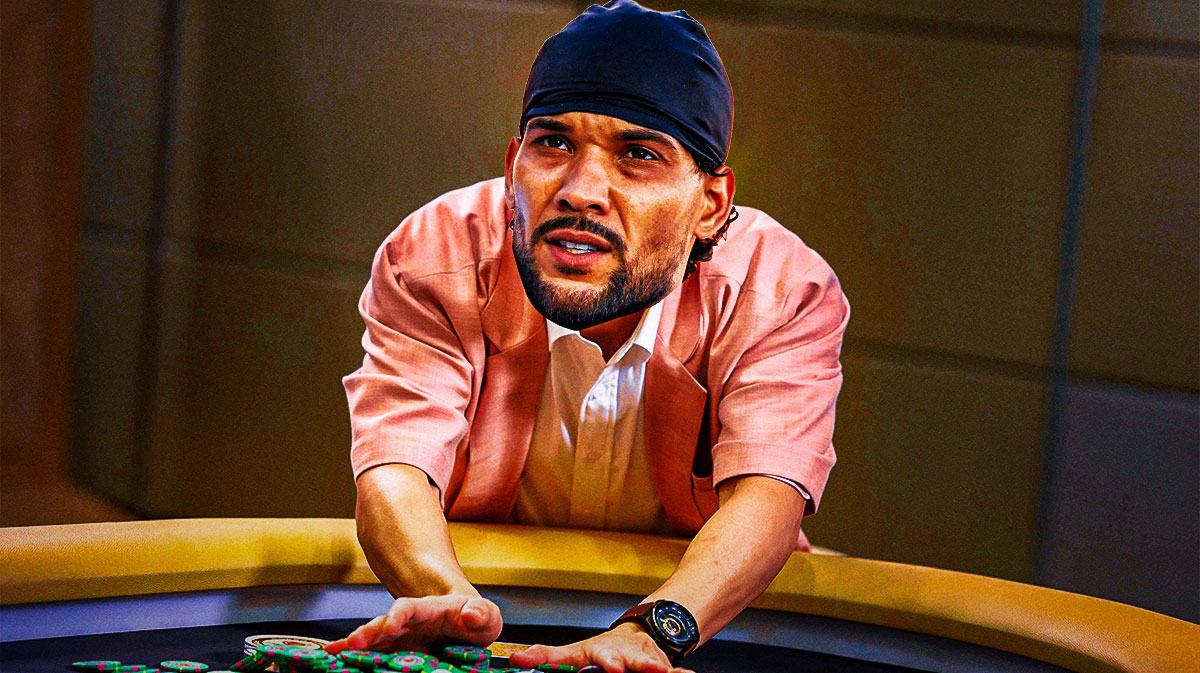 James Conner (Cardinals) as poker player