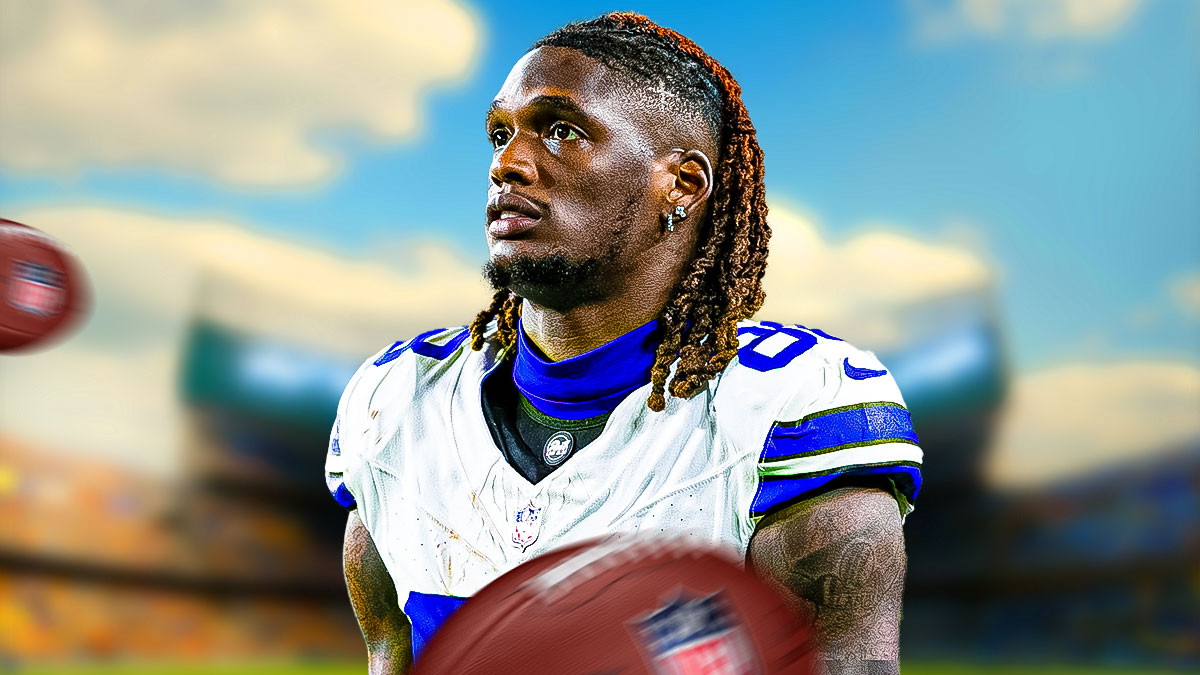 CeeDee Lamb in a Cowboys jersey.