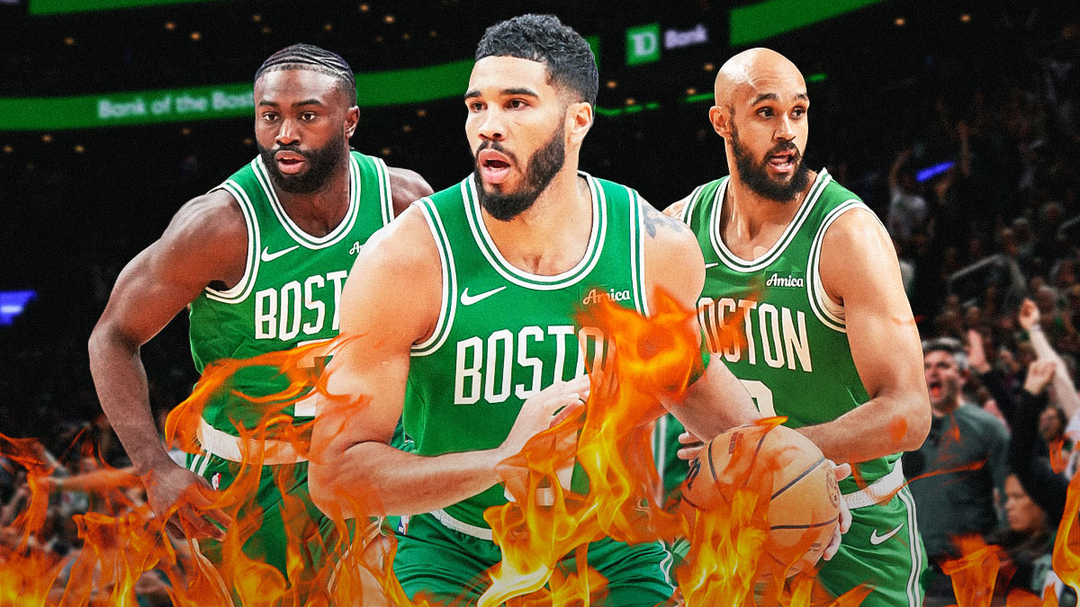 Celtics' Jaylen Brown, Jayson Tatum and Derrick White on fire