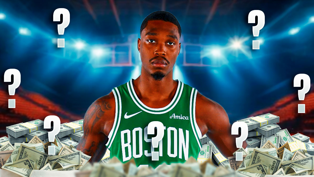 Celtics' Lonnie Walker IV with question marks and money