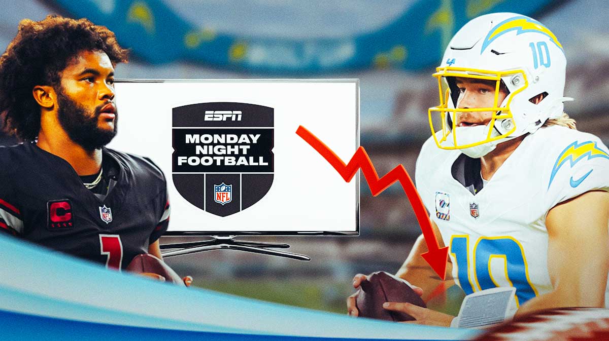 ChargersCardinals Monday Night Football viewership hits near 20 year low