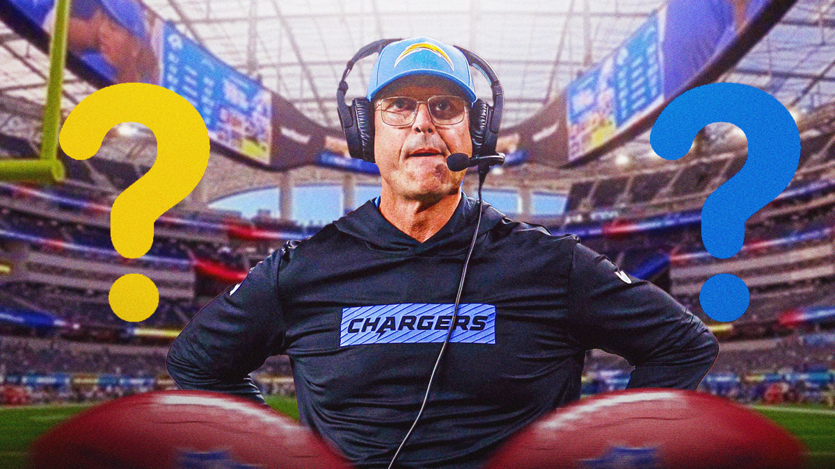 Los Angeles Chargers head coach Jim Harbaugh