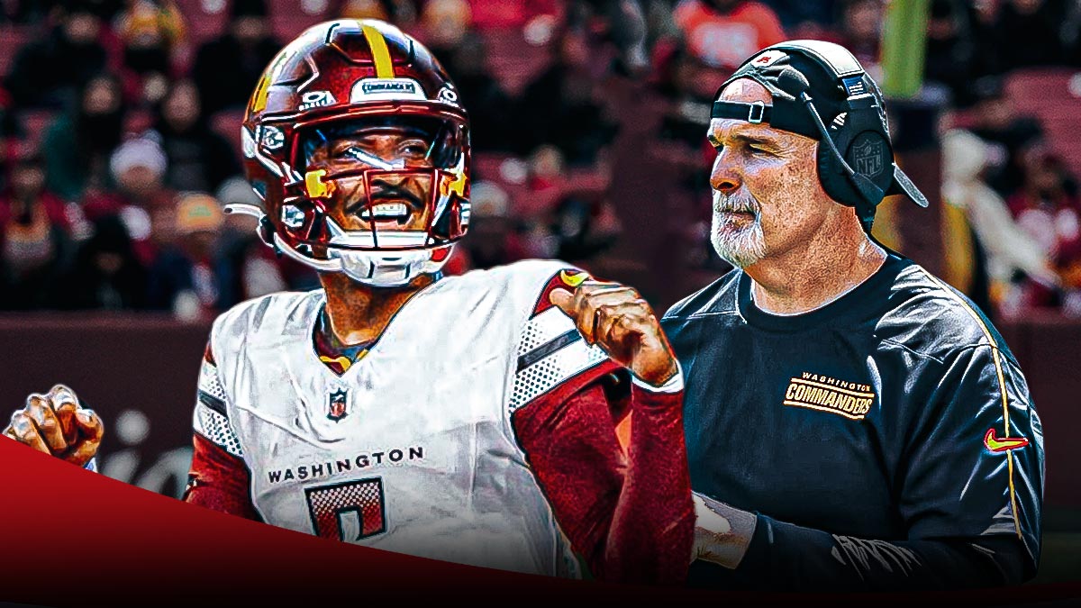 Jayden Daniels came up with a miracle Hail Mary for the Commanders